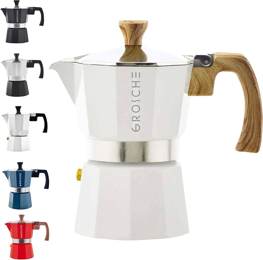 Amazon.com: GROSCHE Milano Moka Stovetop Espresso Coffee Maker (3